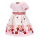 Wizytowa sukienka niemowlęca Monnalisa 006808 - C - ekskluzywne sukienki niemowlęce