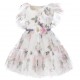 Tiulowa sukienka dla dziewczynki Monnalisa 006809 - D - sukienki dziewczęce na wyjątkowe okazje