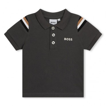 Koszulka polo dla małego chłopca Hugo Boss 006814 - A - polówka dla malucha