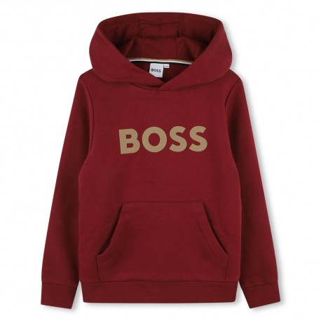 Bluza chłopięca z kapturem Hugo Boss 006900 - A - markowe bluzy dla chłopca