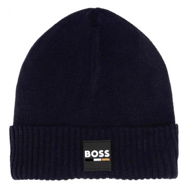 Granatowa czapka dla chłopca Hugo Boss 006913