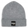 Szara czapka dla chłopca Hugo Boss 006914