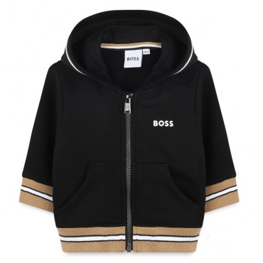 Bluza niemowlęca dla chłopca Hugo Boss 006946 - A - ubranka dla niemowląt