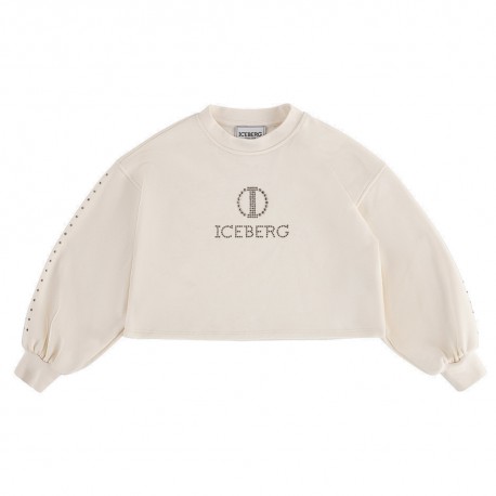 Krótka bluza dziewczęca Iceberg 006955 - A - crop top dla dziecka