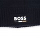 Granatowa czapka niemowlęca Hugo Boss 007034 - C - ciepłe czapki dla małego chłopca