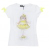 Koszulka dziewczęca fluo girl Paesaggino 7262