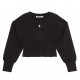 Czarna bluza dla dziewczynki Patrizia Pepe 007466 A 7M0882 J095 K103