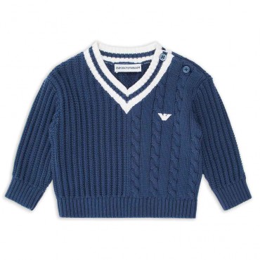 Sweter dla chłopczyka Emporio Armani 007493 - A - EB000297