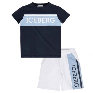 Zestaw chłopięcy koszulka + szorty Iceberg 007498 A 
