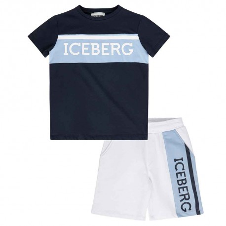 Zestaw chłopięcy koszulka + szorty Iceberg 007498 A 