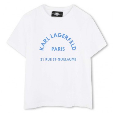 T-shirt dla chłopca Karl Lagerfeld Z30439 10P A