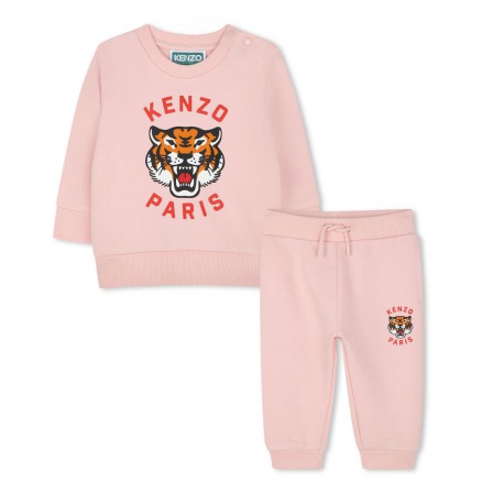 Różowy dres dla dziecka Kenzo 007536 A K60935