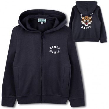 Granatowa bluza dla dziecka Kenzo 007539 A K61190 848