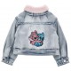Jesienna kurtka dziewczęca Monnalisa Stitch 19F102 E