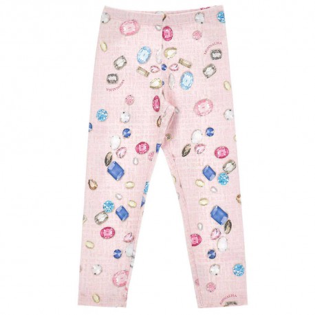 Legginsy dziewczęce Monnalisa Stitch 19F410NP 0090 A