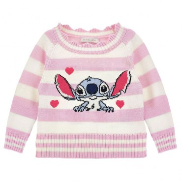 Sweter dla dziewczynki Monnalisa Stitch 19F609 A