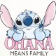Koszulka dziewczęca Monnalisa Stitch Ohana 19F618 C