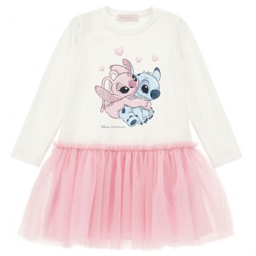 Sukienka dla dziewczynki Monnalisa Stitch 19F903