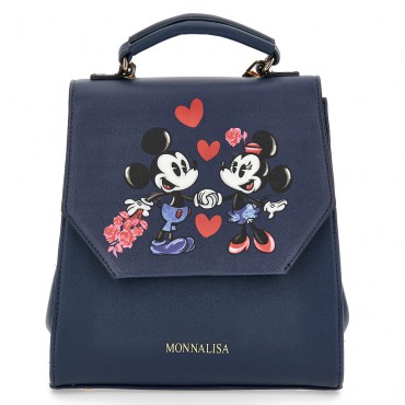 Granatowy plecak Monnalisa Miki & Minnie A 19F001 6070 0056