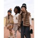 Ocieplone buty dziewczęce Monnalisa Teddy F 8CF009 6710 0003
