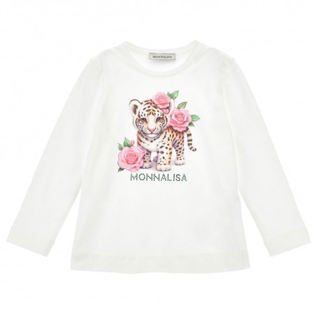 Koszulka dziewczęca Monnalisa Animalier A 11F627 6202 0001