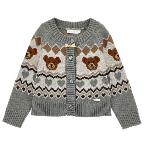 Kardigan dla dziewczynki Monnalisa Teddy A 19F808 6062 0232