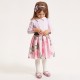 Sukienka dziewczęca Animalier Monnalisa 11F919 6661 0093 B