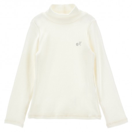 Dziewczęcy golf z wiskozy Monnalisa A 17FLUC 6212 0001