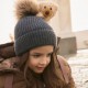 Wełniana czapka dziewczęca Monnalisa 19F005 6063 0001 B