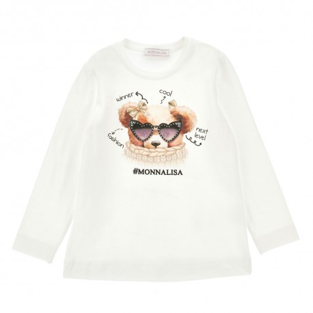 Koszulka dziewczęca Monnalisa Teddy Bear 19F612 6003 0001 A
