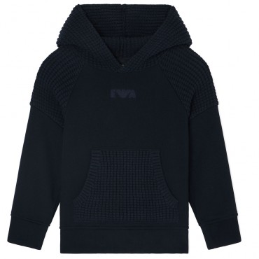 Granatowa bluza chłopięca Emporio Armani EB000551 AF16046 UB118 A