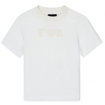 Jasny t-shirt dla chłopca Emporio Armani EB000553 AF13715 U0003 A
