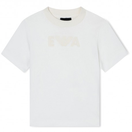 Jasny t-shirt dla chłopca Emporio Armani EB000553 AF13715 U0003 A