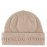 Beżowa czapka dla dziecka Emporio Armani EB000677