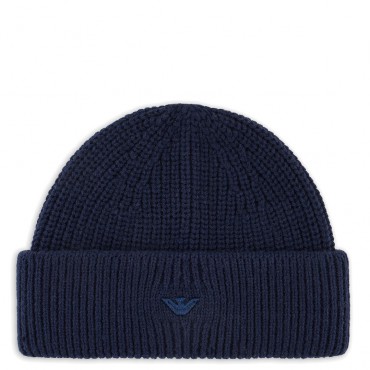 Granatowa czapka niemowlęca Armani EB000687 AF17338 UB118 A