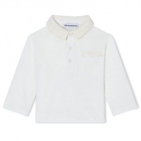 Jasne polo niemowlęce Emporio Armani  EB000786 AF13715 U0003 A
