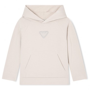 Beżowa bluza dla chłopca Emporio Armani EB000835 AF16254 U8140 A