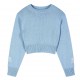 Niebieski sweter dziewczęcy Patrizia Pepe 7K0069 K282 CA86 B