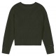 Czarny sweter dla dziewczynki Patrizia Pepe 7K0070 K200 K103