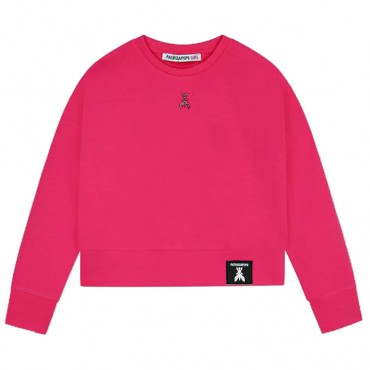 Różowa bluza dziewczęca Patrizia Pepe 7M0932 J315 M551 A
