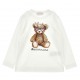 Biała bluzka dziewczęca Teddy Monnalisa 19F616 6003 0001 A