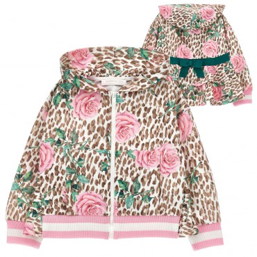 Bluza dla dziewczynki Animalier Monnalisa 19F807