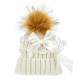 Zimowa czapka dziewczęca Monnalisa 17F006 6063 0001 C