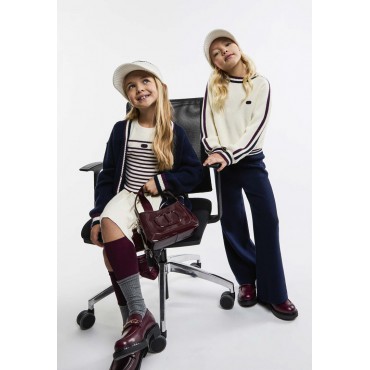 Dzianinowe spodnie dziewczęce Twin Set 252GJ3031 B