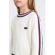 Kremowy sweter dla dziewczynki Twin Set 252GJ3030 D