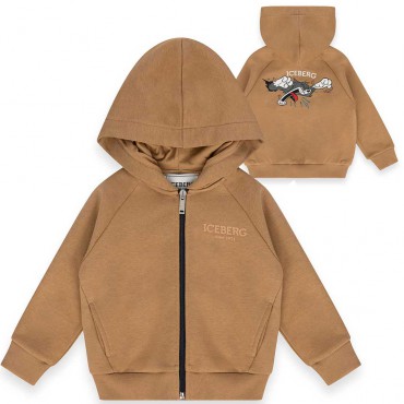 Karmelowa bluza Iceberg dla chłopca MFICE6323B A