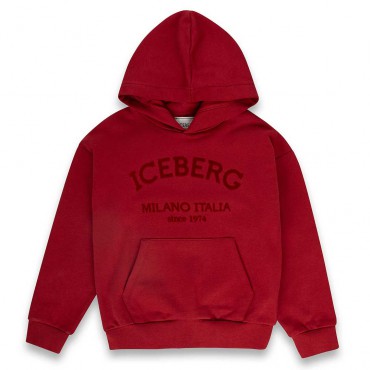 Chłopięca bluza Iceberg MFICE6335J burgund A