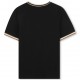 Czarny t-shirt dla chłopca Hugo Boss J52368 09B B