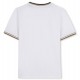 Biały t-shirt dla chłopca Hugo Boss J52368 10P B
