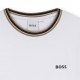 Biały t-shirt dla chłopca Hugo Boss J52368 10P C